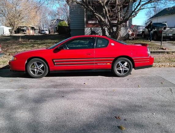 Side veiw after I changed the emblems