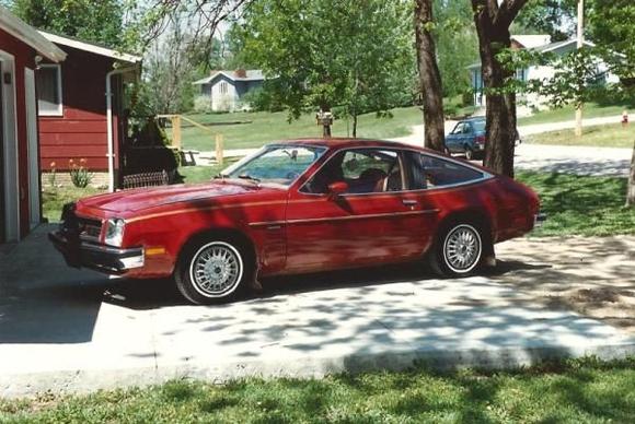 1978 Chevy Monza, first car right after I graduated in 1986.  She was VERY reliable and made NUMEROUS trips from Texas back to Iowa on the weekends when I was off duty, 868 miles one way.  Never had a problem with her.  But like all godd things, she met her fate when sold for scrap in '91.  Miss this car still!!!  :-(