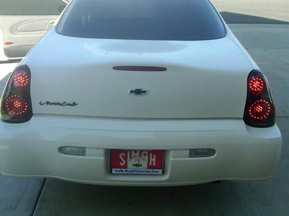 after led tail lights and black emblems small stuff but a start