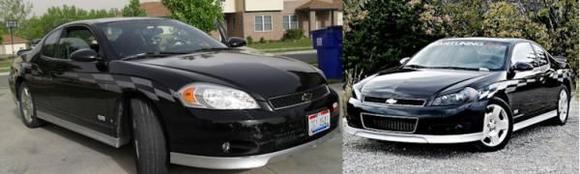 This is the best that I could do for a before and after shot.