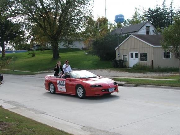 At the parade