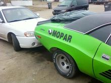 I'm going to have to get rid of that friggin MOPAR down the quarter one of these days though. I just dont like it, I think it is kind of bad taste.