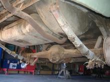 Thinking of making rearend Conversion' What Type would be simple Bolt-on! i read a 74 Dart' or 84-01 cherokee' can be a good candidate? This rear end is 55" splash pan to pan 5-on 4.5 Bolt Pattern' Any other out there. In need of knowledgeable Person's Thank You...Ruben