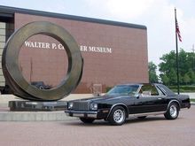 1982 chrysler cordoba (walter p. chrysler museum)....not my car but a cool pic I found of one just like it parked outside the museum