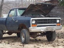 The Tank looks goofy with stock tires on her... She is ready for the Magnum engine swap though!