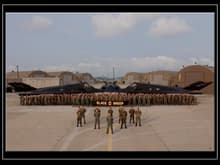 The 8th Expeditionary Fighter Squadron, Kunsan Air Base, South Korea, August 2005. I'm in the back row of the big crowd at the dead center.