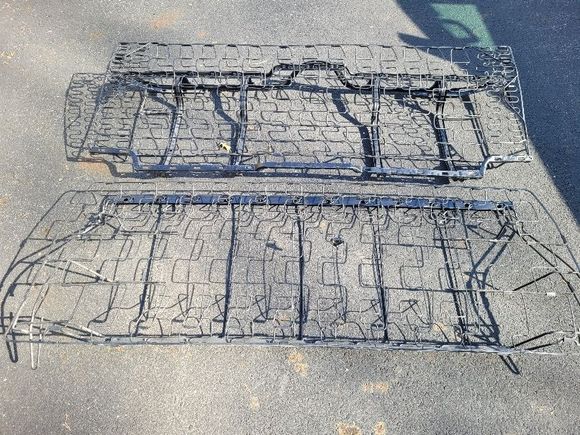Rear seat frames