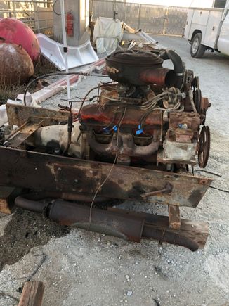 Engine was running when I got it out of the bus.