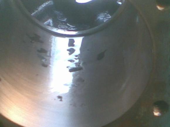 265 porting photos 028
close up of holes in the bore . notice the step we left for the sleeve to sit on