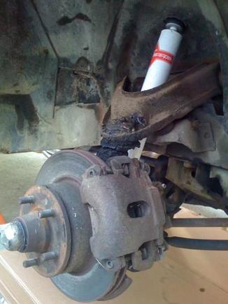 march 2009 
Before front suspension rebuild with PST polygraphite