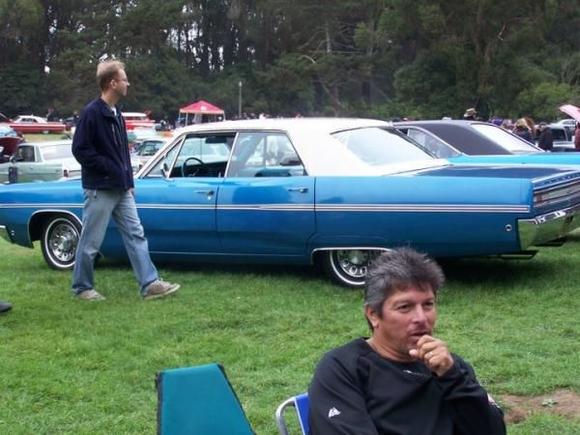 My '68 Fury 'Abigail' at Jimmy's Old Car Picnic at Golden Gate Park, San Francisco

She held her own out there!