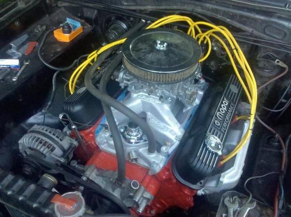 Me and my buddys built this motor for the barracuda its a 318