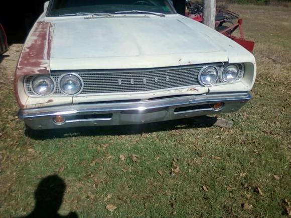 hmmmm.... I really hate the chrome grill. I'm also looking for a black R/T grill for it... not sure if there is a difference may try painting this one.