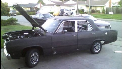 When I was young I did have one other mopar. Did not even have a picture until I woke up this AM and a old friend sent me this.I thought I  lost every thing from my past, crazy he had a copy all these years.1968 valiant slant six w/13 inch chrome hubcaps haha :)