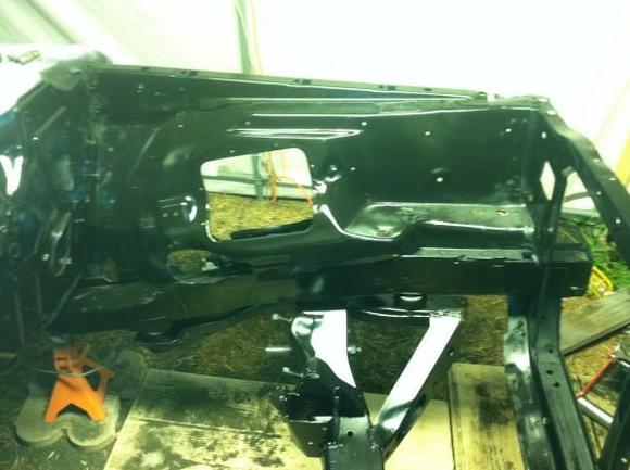 Front suspension going back on