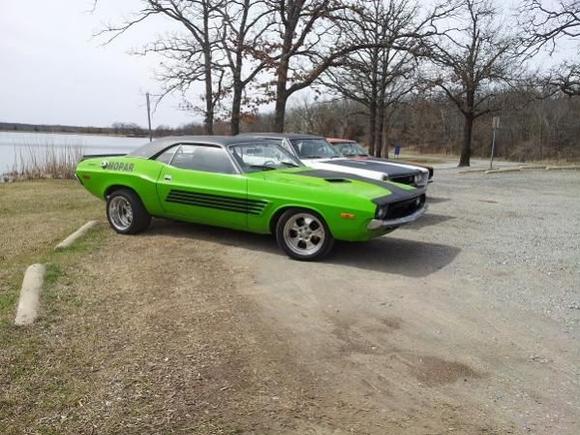 Chally with the new wheels