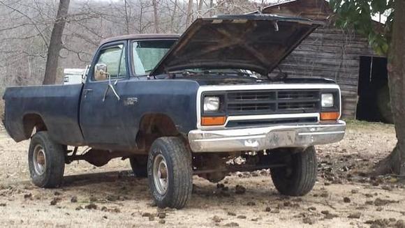 The Tank looks goofy with stock tires on her... She is ready for the Magnum engine swap though!