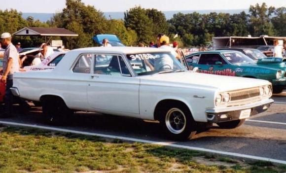 In the staging lanes. -- Before the Hood Scoop. --  12.52 @ 108 MPH