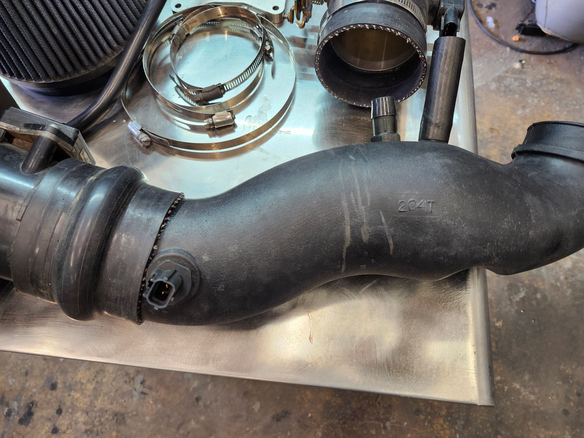 Engine - Intake/Fuel - 78mm BBK THROTTLE BODY INTAKE & AIR RAID COLD FILTER AND HOUSING - Used - 1999 to 2004 Ford Mustang - Moorpark, CA 93021, United States