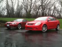 My 2004 GT and my buddys 2010 Cobalt SS