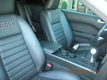 2008 &quot;BOSS&quot; Mustang GT  - Interior - &quot;BOSS&quot; Monogramed Seats, Hurst STS, Shaker 500, Satellite, GT 500 Pedals, My Color, Ambient Lighting, MUSTANG Door Sills,