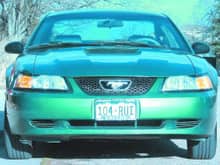 Green Mustang Front sm