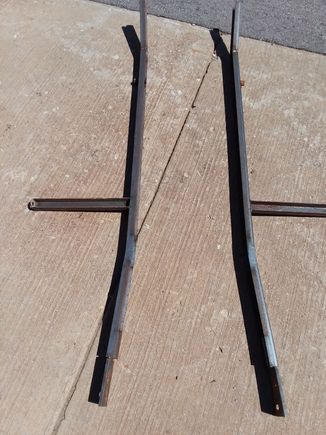Channel steel so they don't rust out again eventually. Black powdercoating will make them last the life of your vehicle.