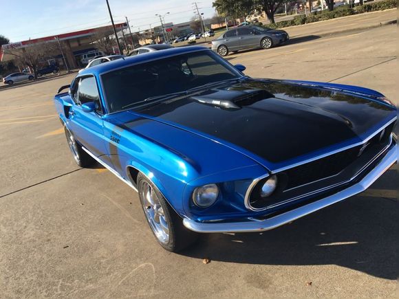 My 1969 Mustang Mach 1 351C 4V  C6 Tranny!!