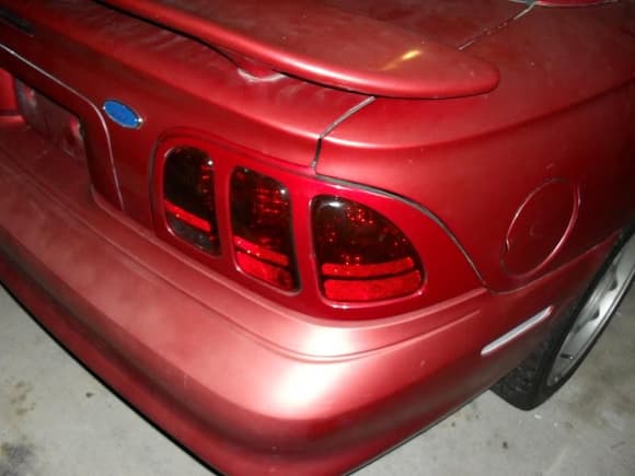 98 mustang taillights in my 95