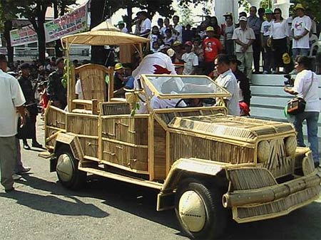 bamboo car
