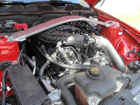 "Just a CAI, really" - ignore the turbo hidden in the fender well.
