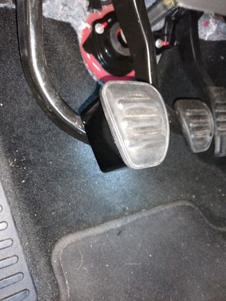 SR Performance Billet Aluminum Clutch Pedal Extension.  If you don't have one of these you are missing out, what a difference in seating position and pedal feel!