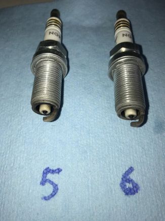 Plugs for cylinders 5&6