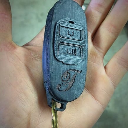 3D printed wireless key fob for opening and closing valves