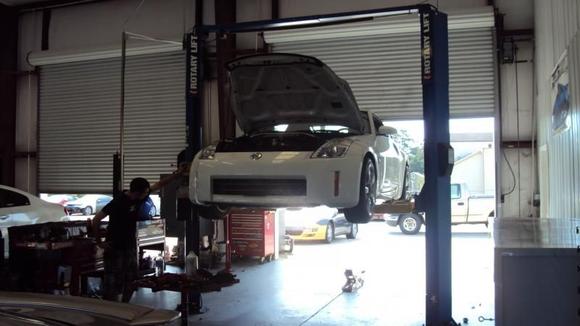 Installing Test Pipes at Z1