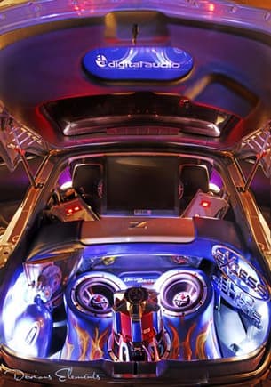 Full trunk sound system shot... Excess Autosports...Tampa Florida