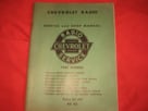 Original 1961 Chevrolet Radio Service Manual