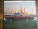 1987 Pontiac Trans Am Dealer Wall Picture