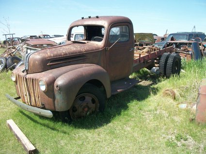 1947 Ford v8 farm truck rat rod with hoist