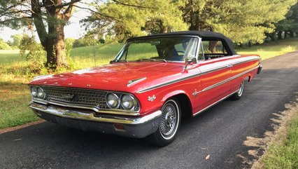 1963 Ford Galaxie 500 XL Convertible, 390 V8 4 Spd