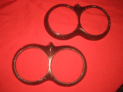 1961-1962 Corvette Headlight Bezels.