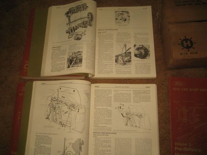 1974 Ford Car Shop Manual Set