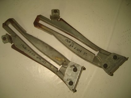 1968-72 Pontiac GTO Rear Quarter Window Guides