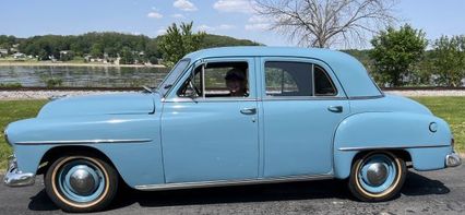 Blue Plymouth Cambridge 1952