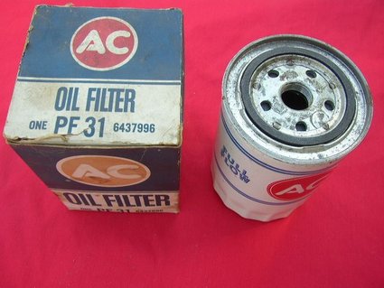 NOS White AC PF31 Oil Filter