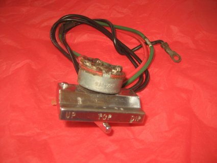 1966-67 Pontiac GTO Convertible Top Switch