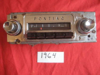 1964 Pontiac GTO, Lemans, Tempest Radio