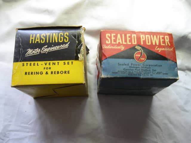 1930s-60s PISTON RINGS FOR ALL USA CARS