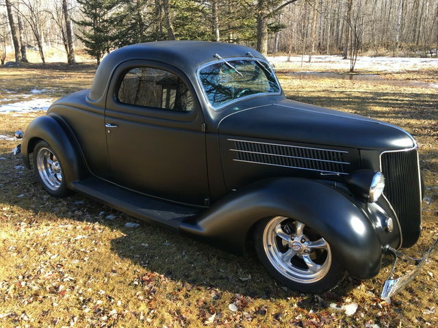 '36 Ford 3 Window Rod All-Steel Cpe Reduced $54K