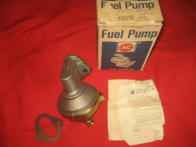 NOS 1958-64 Chevrolet Corvette AC 40018 Fuel Pump